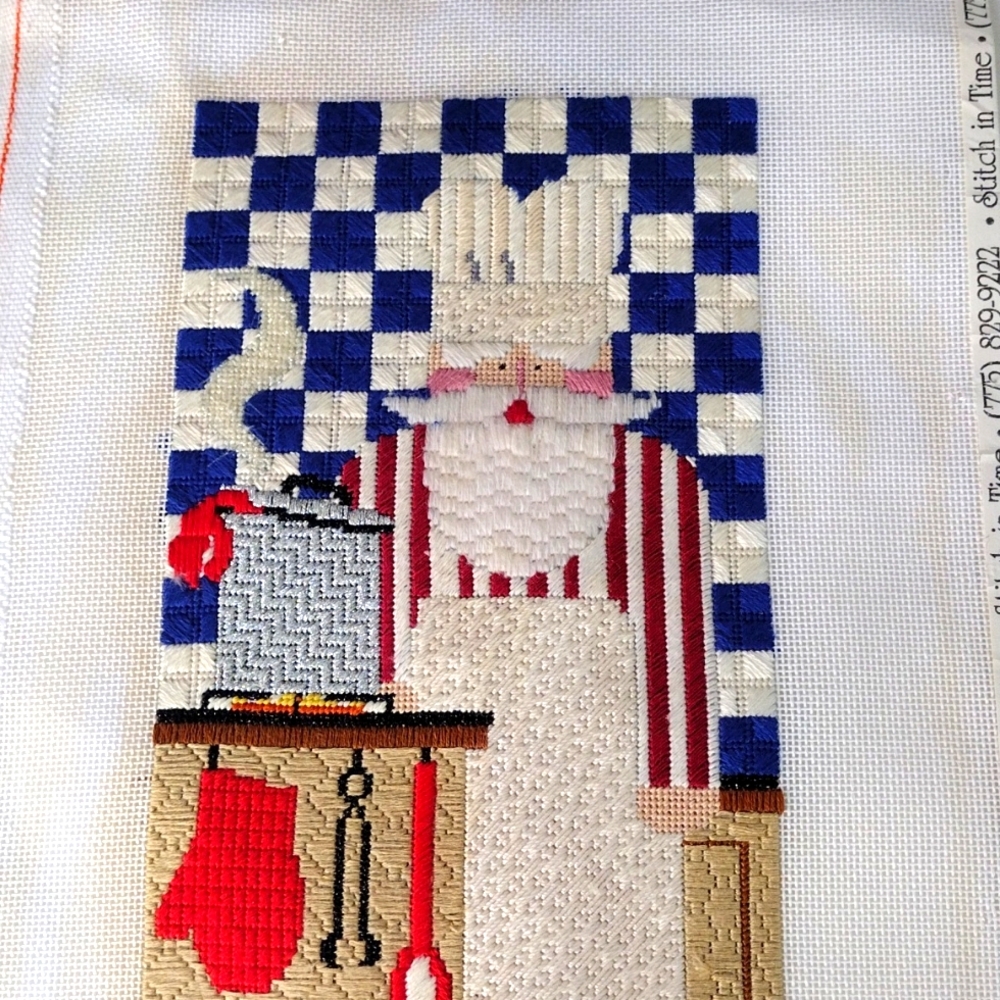 Santa Claus Chef Embroidery - Picture 3 of 5